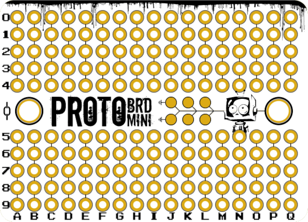 2x5x17 Mini Protoboard